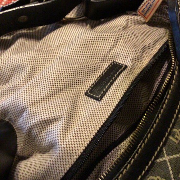 Dooney & Bourke hobo bag Gray and black Leather Handles - Picture 6 of 7